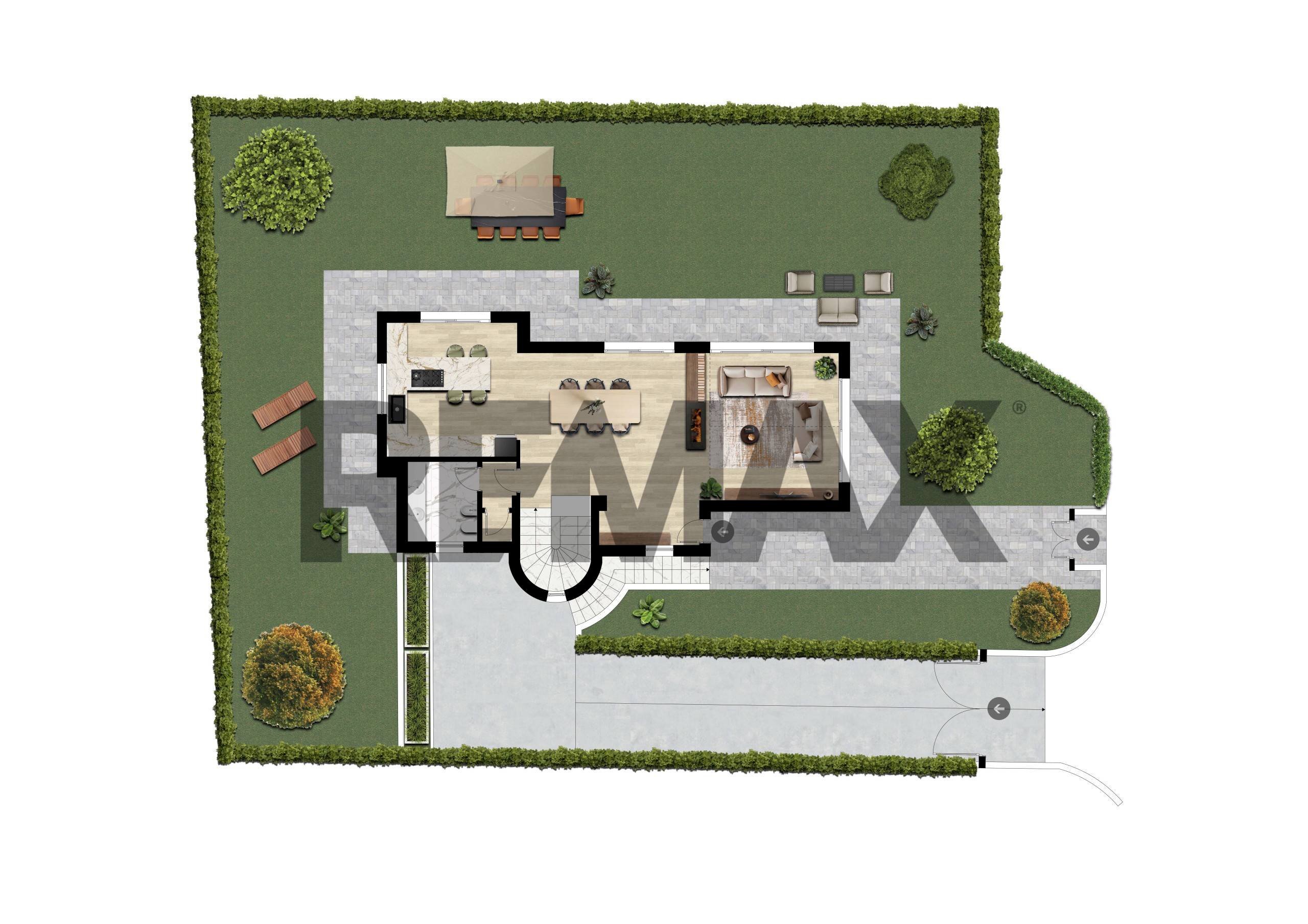 Pianta 2D - Villa Broglio, Treviolo - floor plans 1