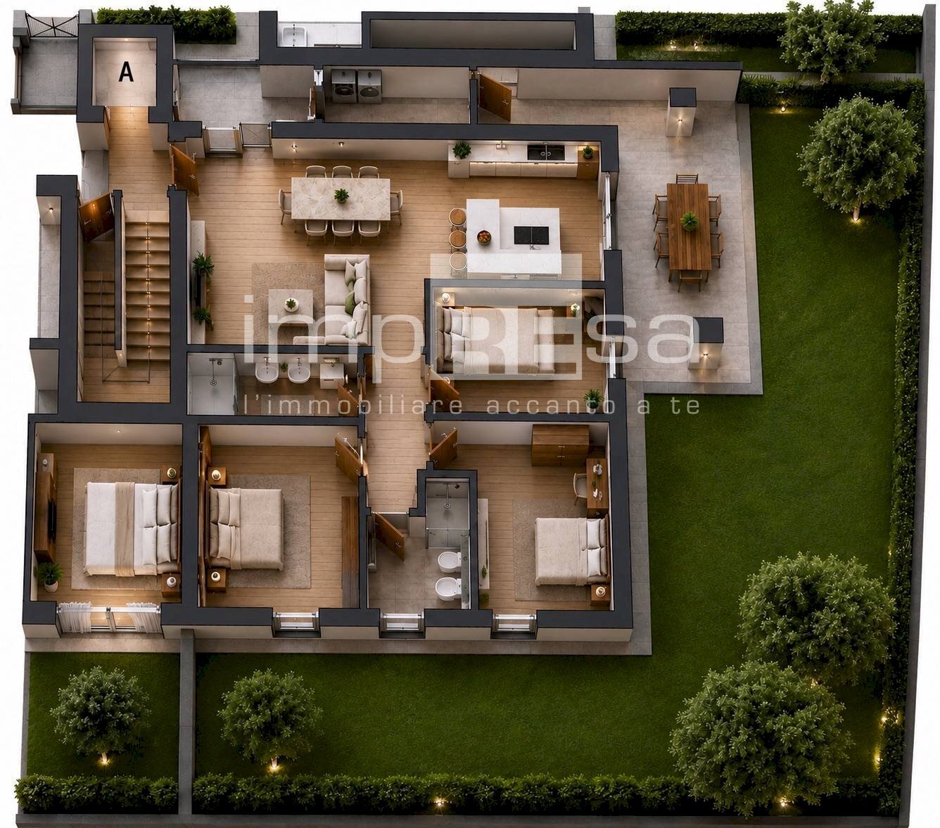 Foto 2 - Four-room apartment Viale Pietro Zancanaro, Sacile - floor plans 1
