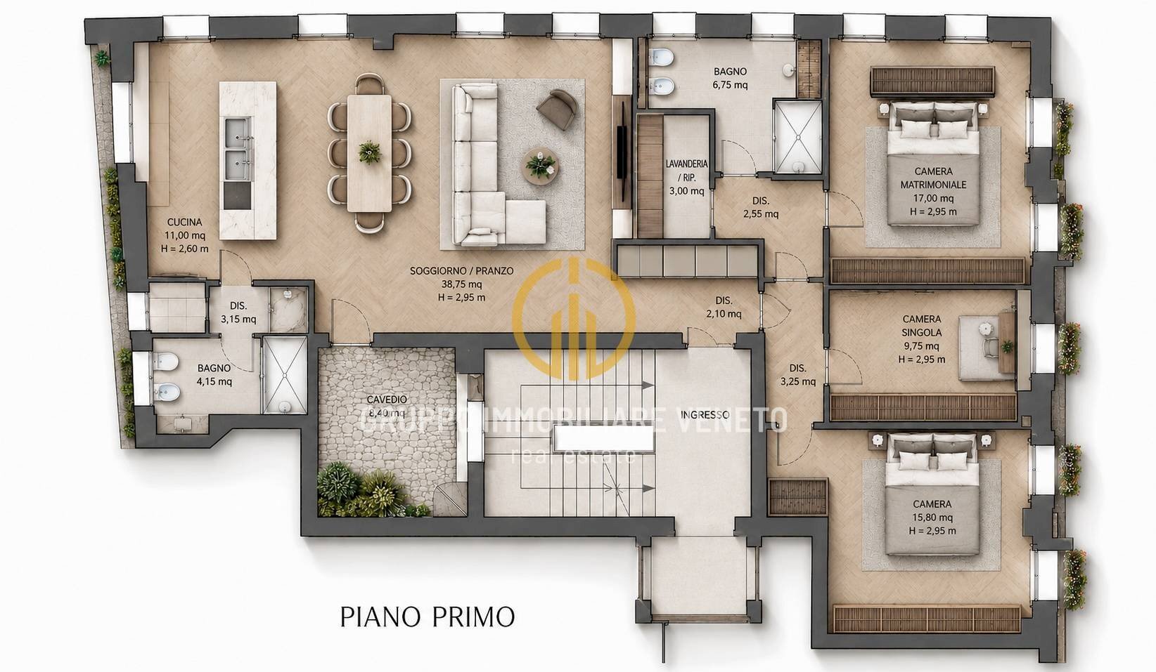 Foto 7 - Apartment Piazza Borsa, Treviso - floor plans 1