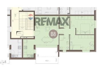 Pianta 2D - Three-room apartment via gaiada, Beregazzo con Figliaro - photo 16