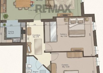 Pianta 2D - Three-room apartment via brentano
2, Griante - photo 21