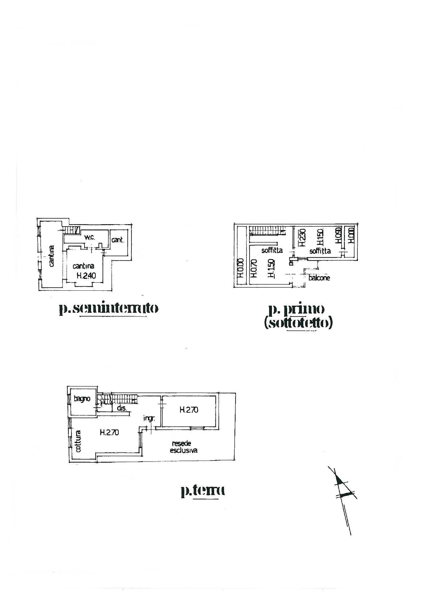 Foto 40 - Casa indipendente Via Fornella, Massarosa - planimetria 1
