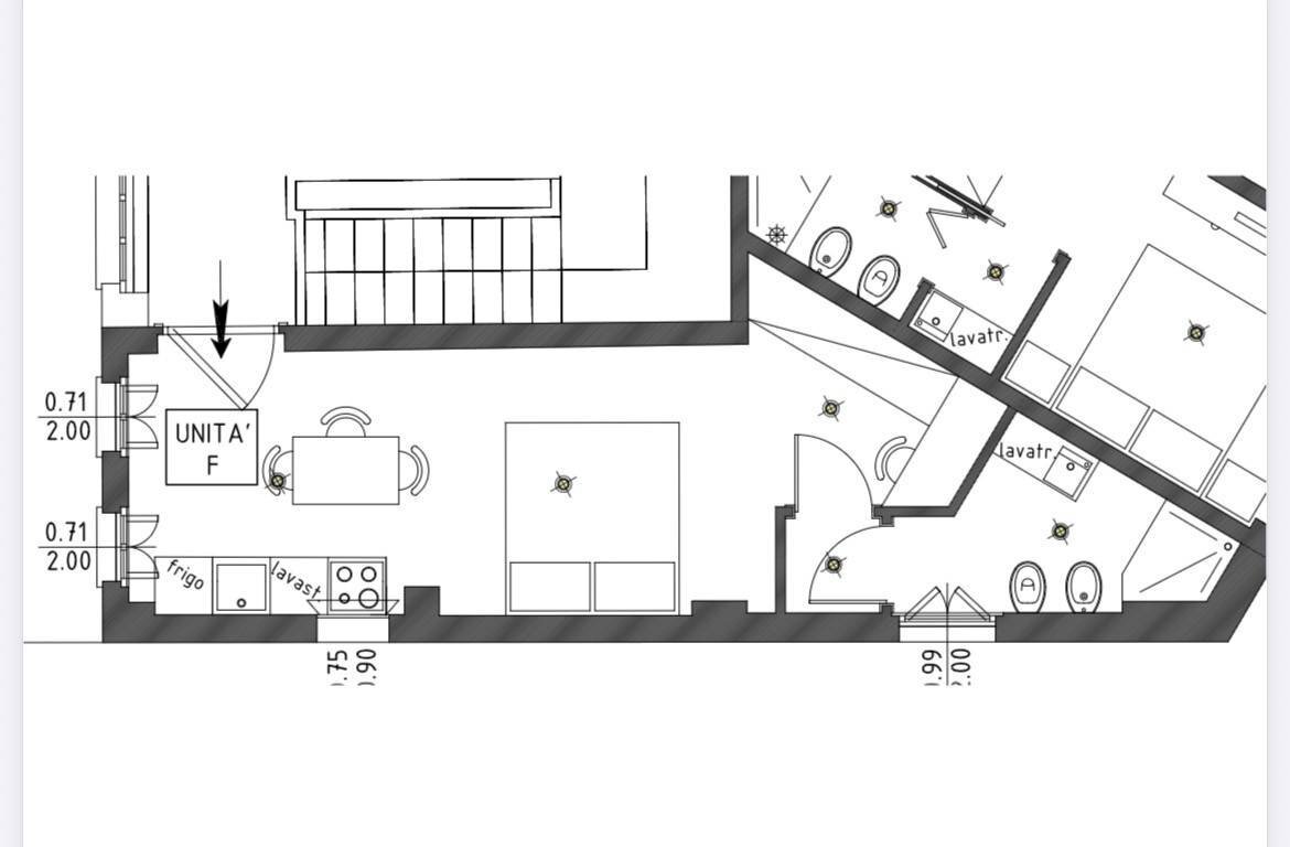Foto 6 - One-room apartment Via Carlo Bazzi
 
49, Milano - floor plans 1