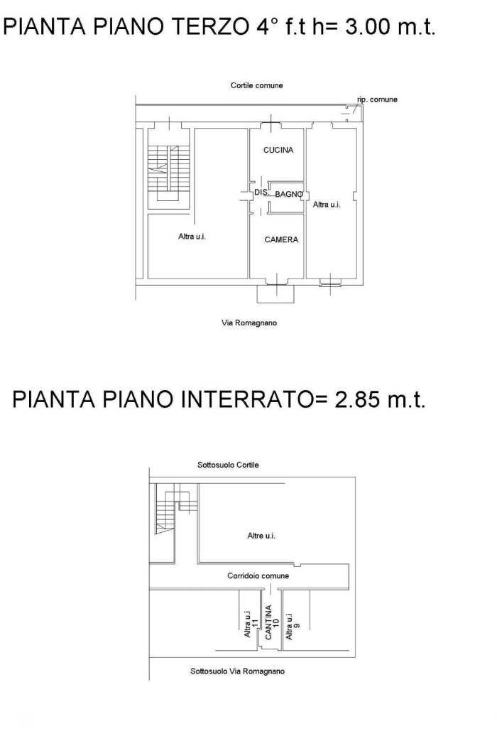 Bilocale via Romagnano, 18, Torino (zona Parella) - planimetria 1