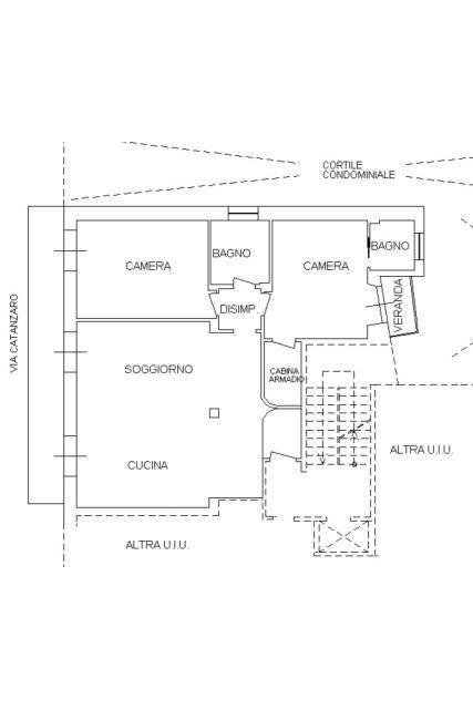 Four-room apartment corso Vercelli, 264, Torino (neighborhood Rebaudengo) - floor plans 1