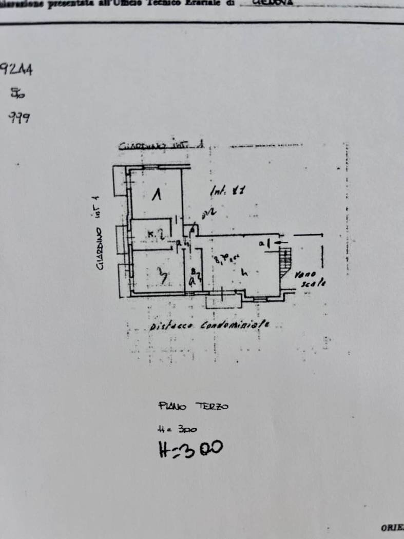 Appartamento via Giovanni Arrivabene, Genova (zona Sestri Ponente) - planimetria 1