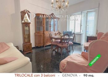Salone - Trilocale viale Bracelli, Genova (zona Marassi) - foto 2
