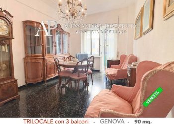 Salone - Trilocale viale Bracelli, Genova (zona Marassi) - foto 12