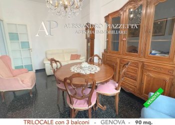 Salone - Trilocale viale Bracelli, Genova (zona Marassi) - foto 13