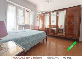 Camera da letto - Trilocale viale Bracelli, Genova (zona Marassi) - foto 14