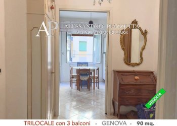 Disimpegno - Trilocale viale Bracelli, Genova (zona Marassi) - foto 17