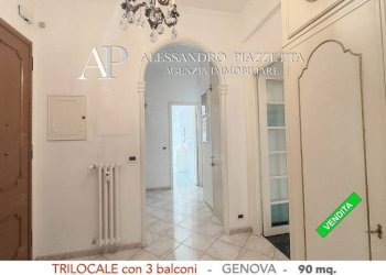 Corridoio - Trilocale viale Bracelli, Genova (zona Marassi) - foto 22