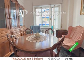 Salone - Trilocale viale Bracelli, Genova (zona Marassi) - foto 26