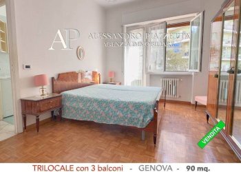 Camera da letto - Trilocale viale Bracelli, Genova (zona Marassi) - foto 27