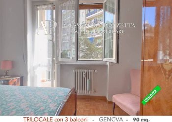 Camera da letto - Trilocale viale Bracelli, Genova (zona Marassi) - foto 28