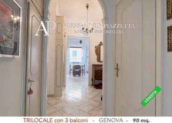 Corridoio - Trilocale viale Bracelli, Genova (zona Marassi) - foto 29