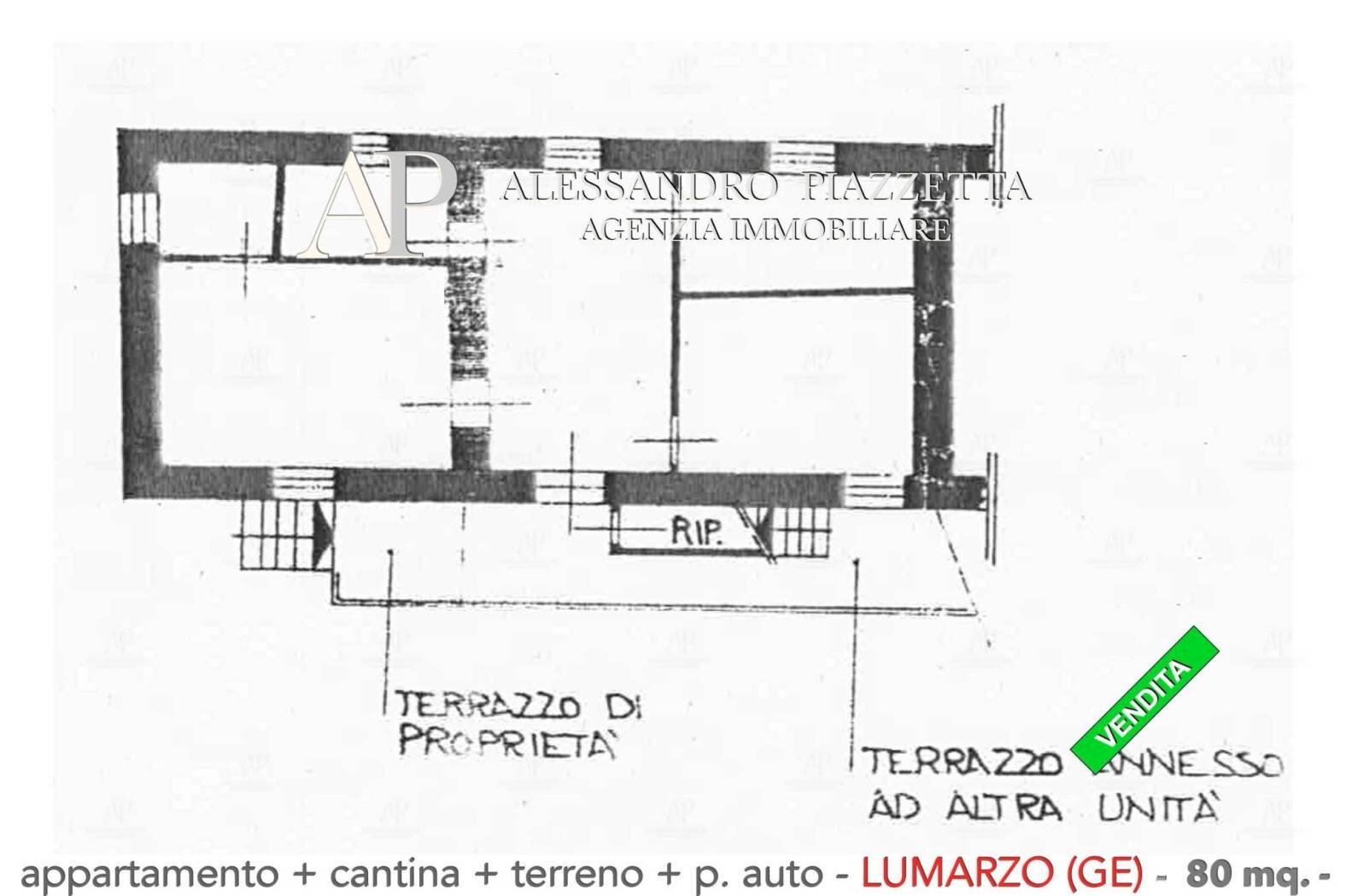 Three-room apartment Lumarzo - floor plans 1