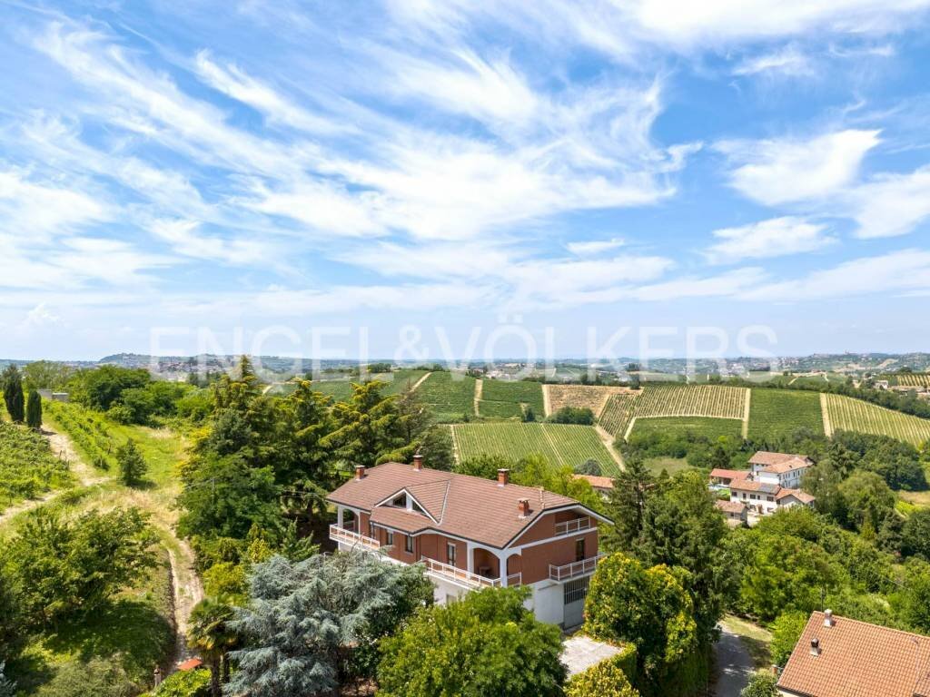 Vista - Villa via Preie, Castelnuovo Calcea - foto 1