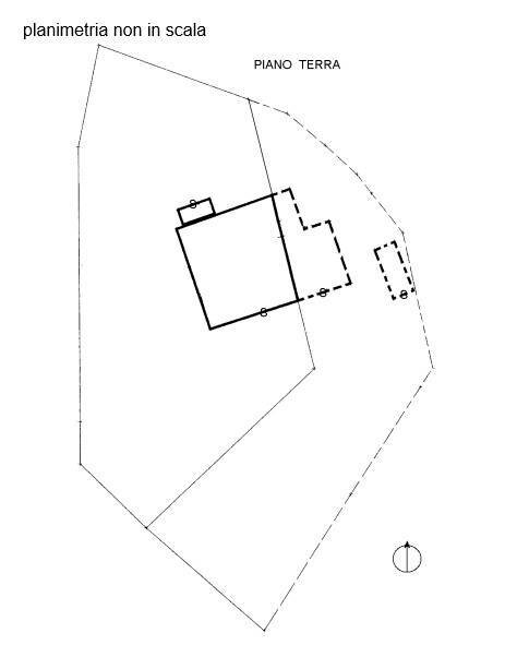 Villa via Preie, Castelnuovo Calcea - planimetria 1