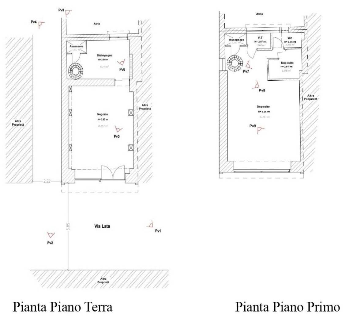 Shop via Lata, 90, Nardò - floor plans 1
