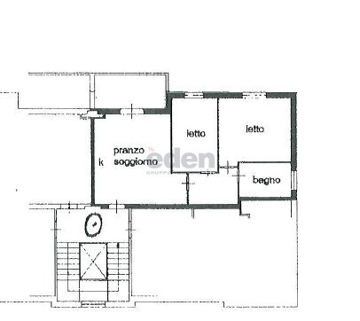 plan primo piano - Trilocale Via Donato Bramante 71, Castelfranco Emilia - planimetria 1