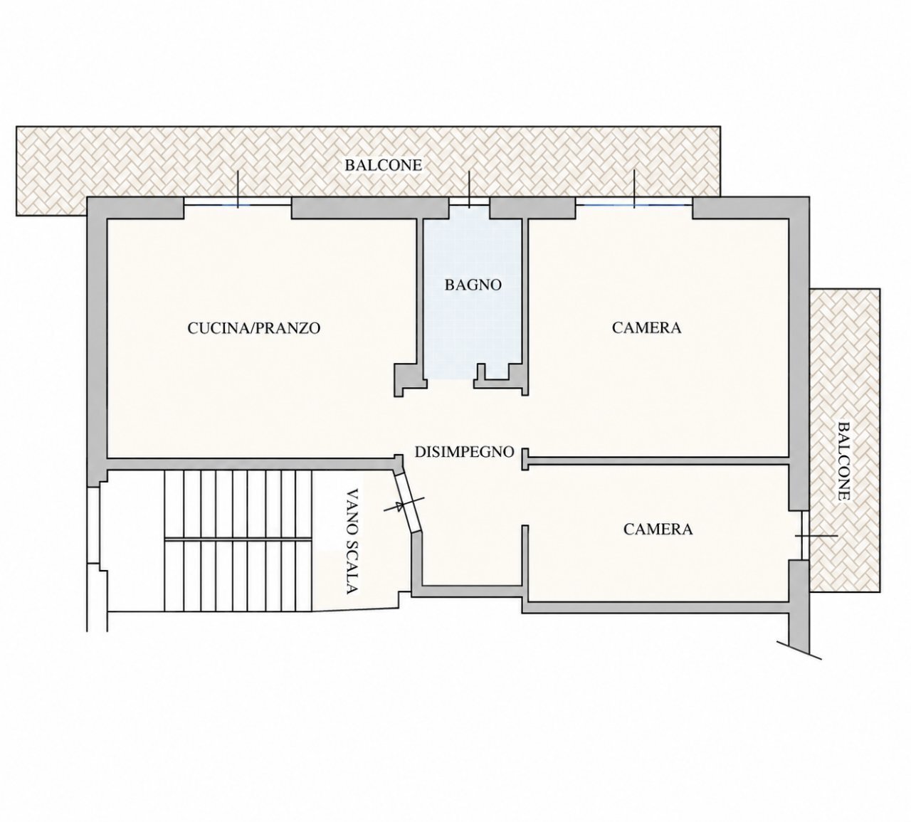 7 - Three-room apartment at auction Via Francia 28/4, Spotorno - floor plans 1