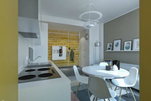 Render3-585x390 - Appartamento Via Nino Bixio, Cesano Maderno - foto 2