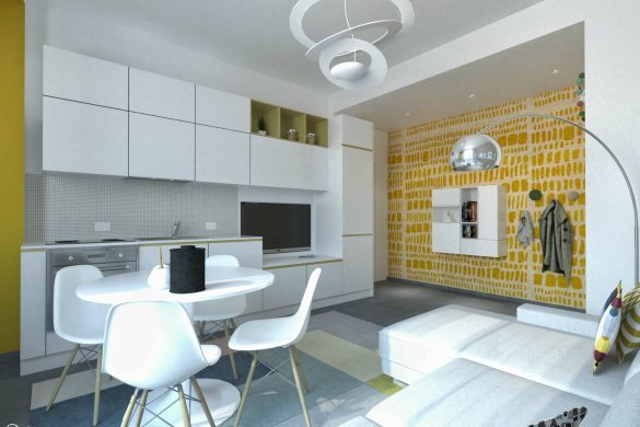 Render4-585x390 - Appartamento Via Nino Bixio, Cesano Maderno - foto 3