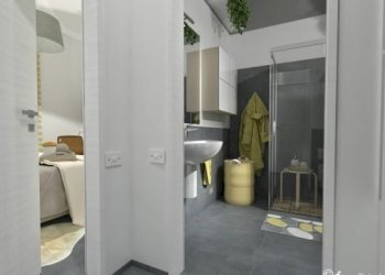 render_bagno3-585x390 - Appartamento Via Nino Bixio, Cesano Maderno - foto 6