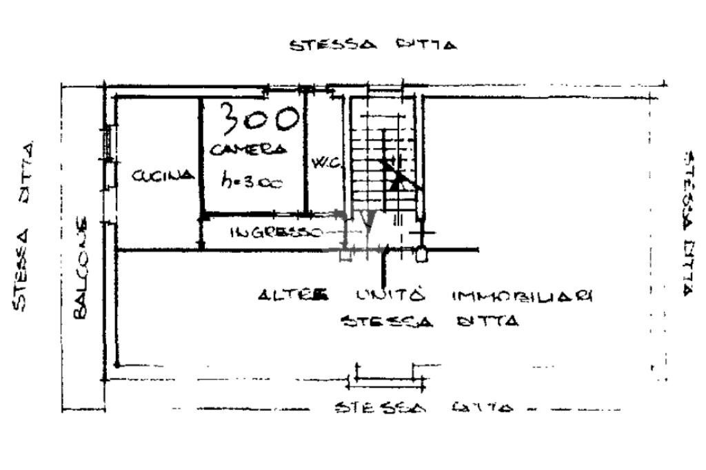 Three-room apartment Strada Fornelli, Monastero di Lanzo - floor plans 1