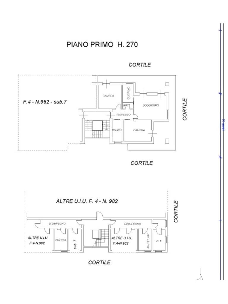 Trilocale Via Fiano, Robassomero - planimetria 1
