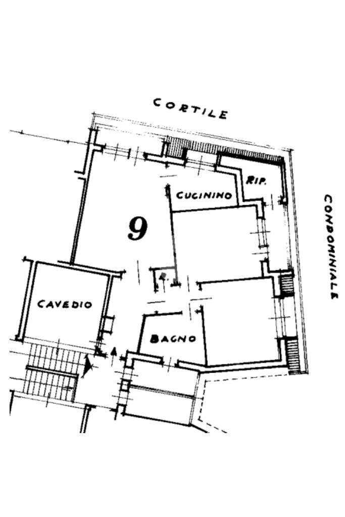 Three-room apartment Via Monea, Nole - floor plans 1