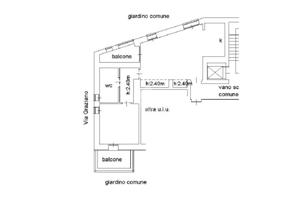 Bilocale Via Gian Battista Passerini, Milano (zona Niguarda) - planimetria 1