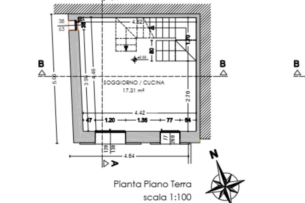 Casa semi indipendente Via Pontegradella, Ferrara - planimetria 1