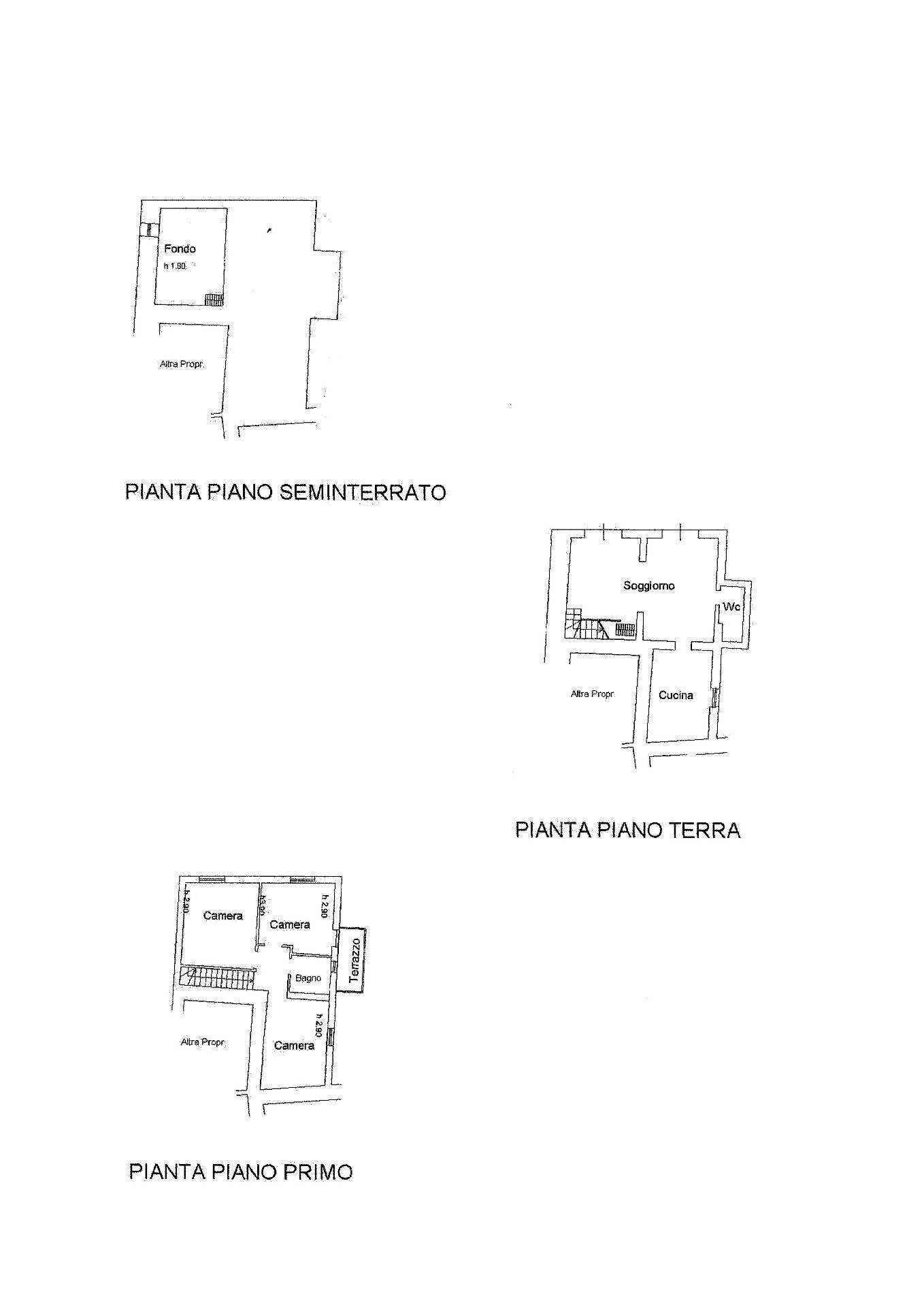 Foto 25 - Casa semi indipendente Sellano-Casaino, Sellano - planimetria 1