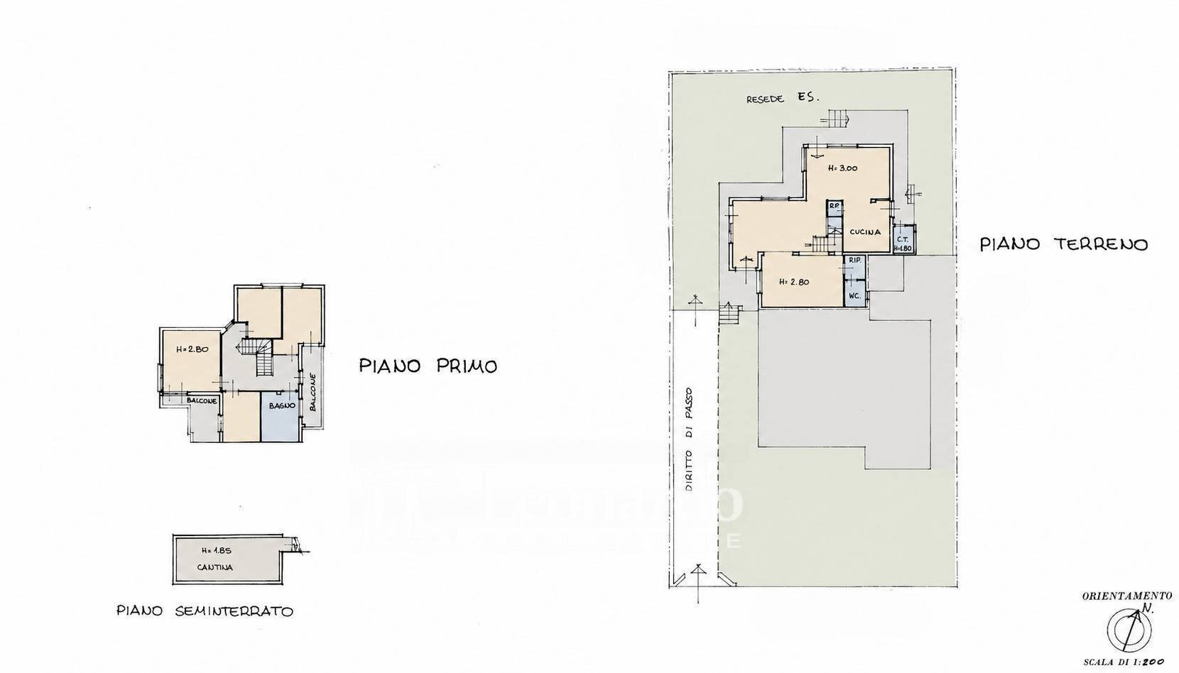 Foto 3 - Casa semi indipendente via Gotica, Viareggio - planimetria 1