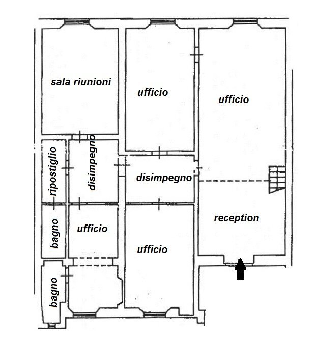 Foto 3 - Office Corso Italia, Pisa - floor plans 1