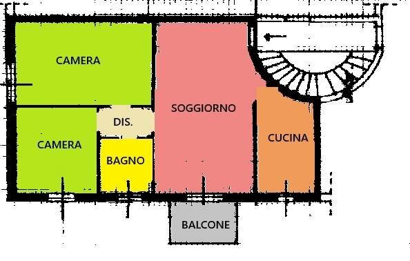 Foto 24 - Three-room apartment Via emilia est, Rottofreno - floor plans 1