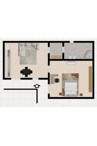 Two-room apartment via Varesina, 62, Milano (neighborhood Villapizzone) - floor plans 1