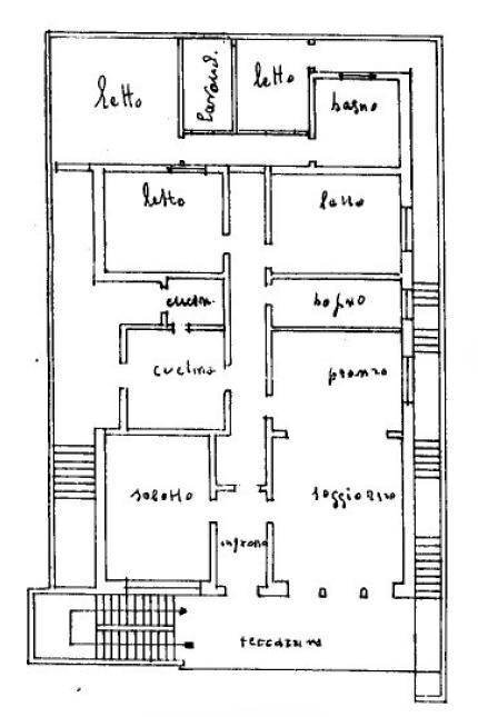 Villa via Roma, Matino - planimetria 1
