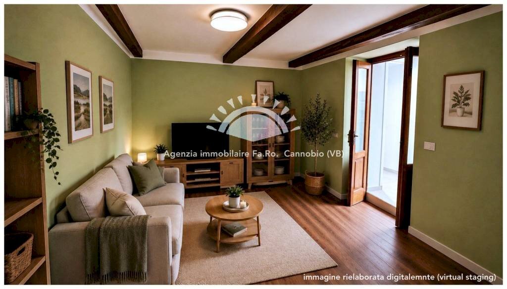 Salone - Two-room apartment via Miazzina, 12, Cossogno - photo 1