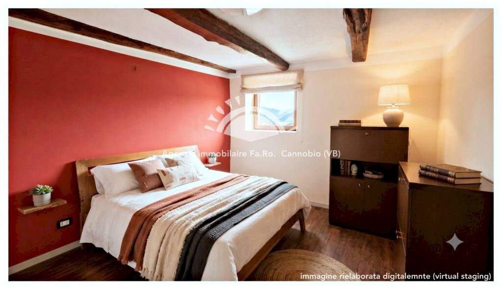 Camera da letto - Two-room apartment via Miazzina, 12, Cossogno - photo 3