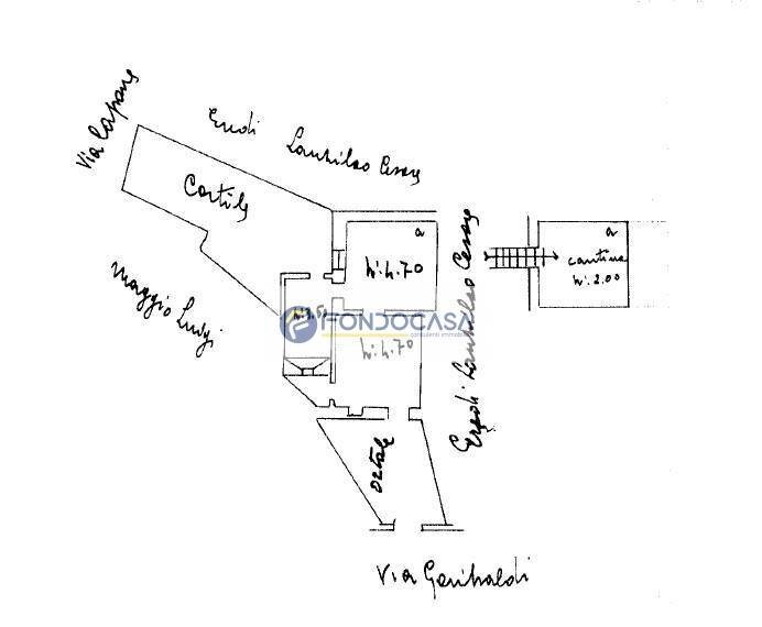 Foto 23 - Independent house Via Garibaldi
 
122, Ortelle - floor plans 1