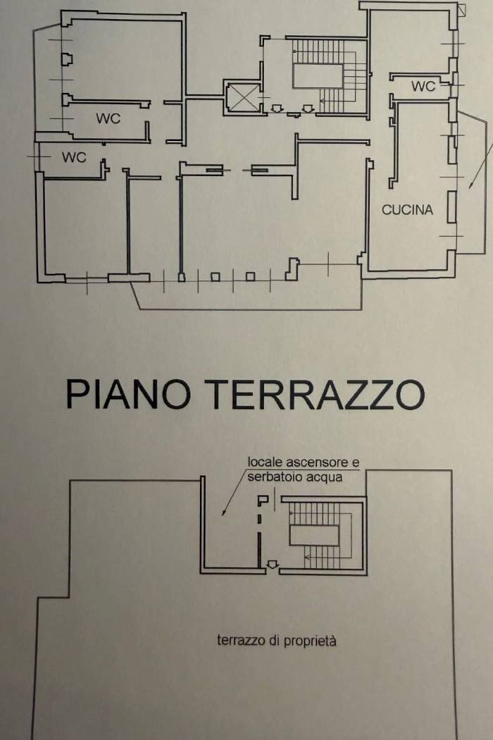 Appartamento via Eugenio Ruspoli, Genova (zona Foce) - planimetria 1