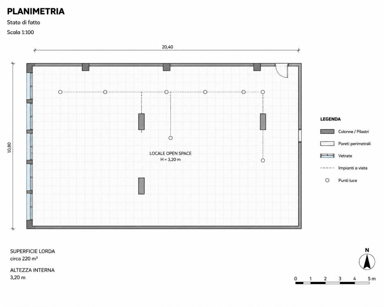 Shop via Europa, 39, Rubano - floor plans 1