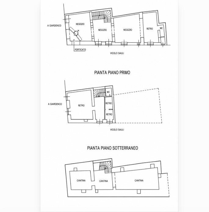 1 - Commercial Premises at auction Via Nicolò Girardengo 56, Novi Ligure - floor plans 1