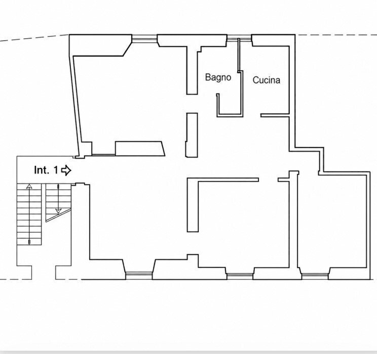 1 - Appartamento all'asta Via Assarotti 26/1, Genova (zona Castelletto) - planimetria 1