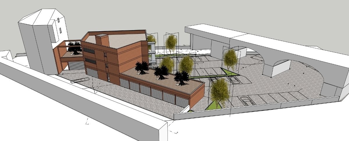 Prospetto render3 - Box Via Piave, Varazze - foto 1