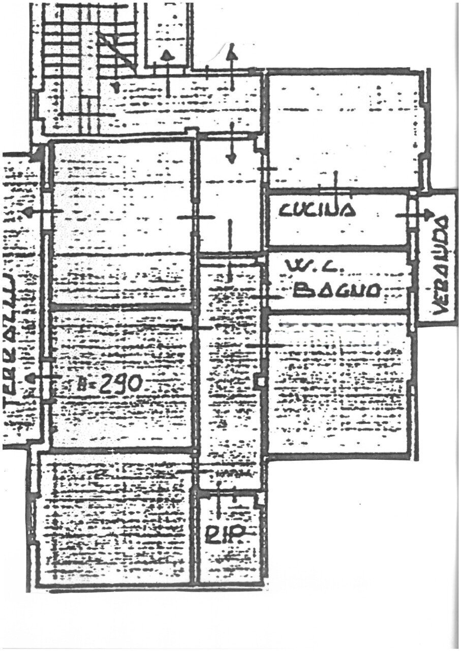 Planimetria appartamento 1 - Attic Via Aldo Moro 578/A, Vaiano - floor plans 1