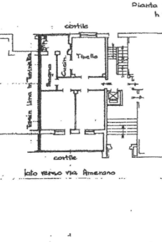 Three-room apartment Via amerano, None - floor plans 1